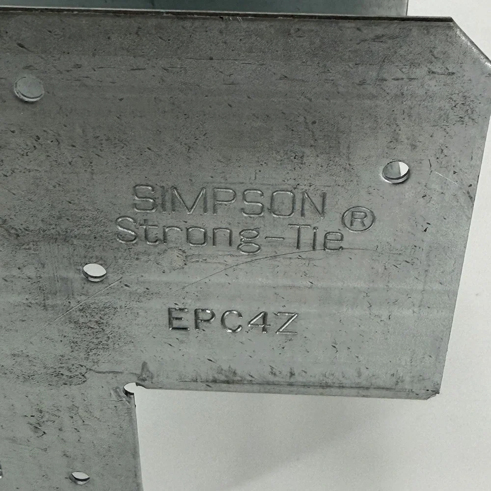 Simpson EPC4Z 4X End Post Cap ZMAX Finish